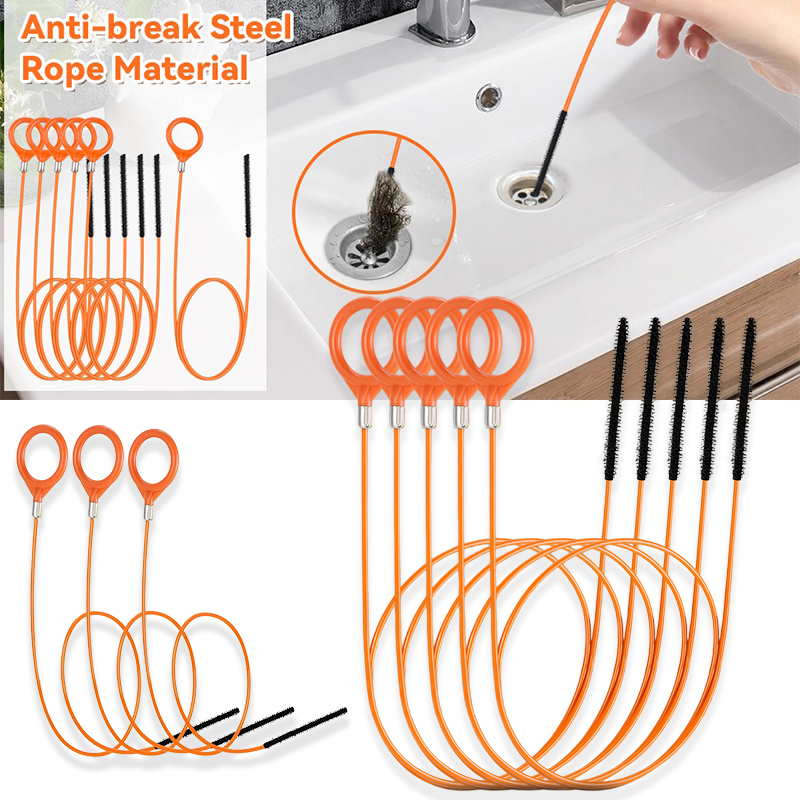 Drain Snake Flexible - Lavabo Tıkanıklık Açma Aracı, Esnek, Kırılmaya