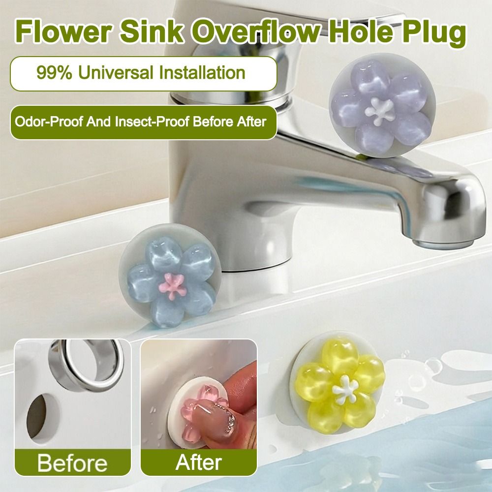 Overflow Pipe Clip - Tıkanmayı Önleyici Kanalizasyon Borusu Sızdırmazlık Halkası