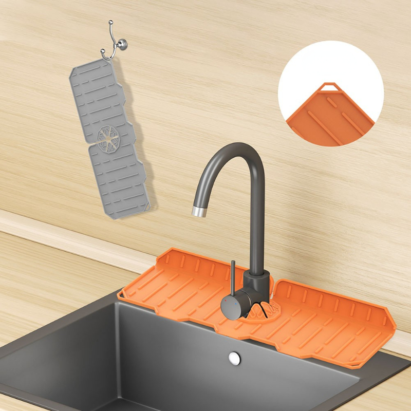 Silicone Tap Washer - Silikon mutfak musluk Mat lavabo sünger