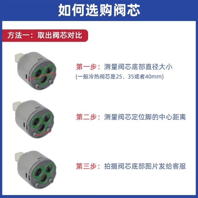 Seramik Su Vanası Kartuşu DH30 - Shower Valve Cartridge incelemesi ve fiyatı